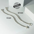 .999 Fine Silver Miami Cuban Bracelet 8mm