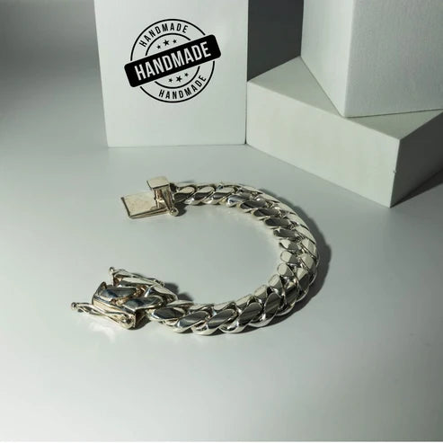 .999 Fine Silver Miami Cuban Bracelet 18mm