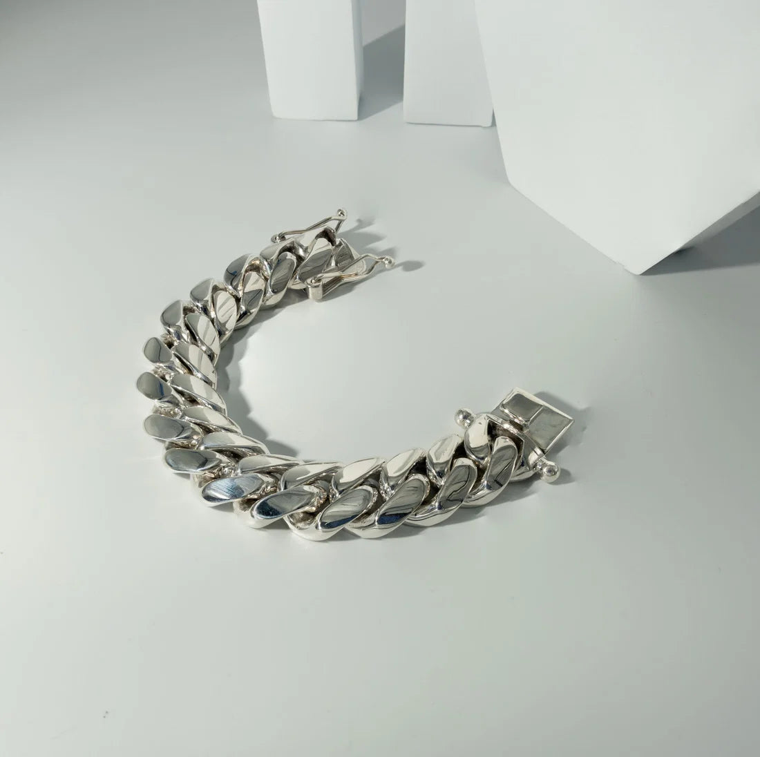 .999 Fine Silver Miami Cuban Bracelet 22mm