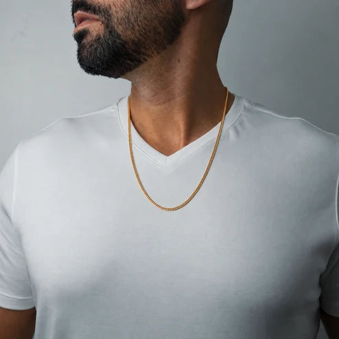 3.5mm Miami Cuban Chain | 18K Gold-Plated Sterling Silver