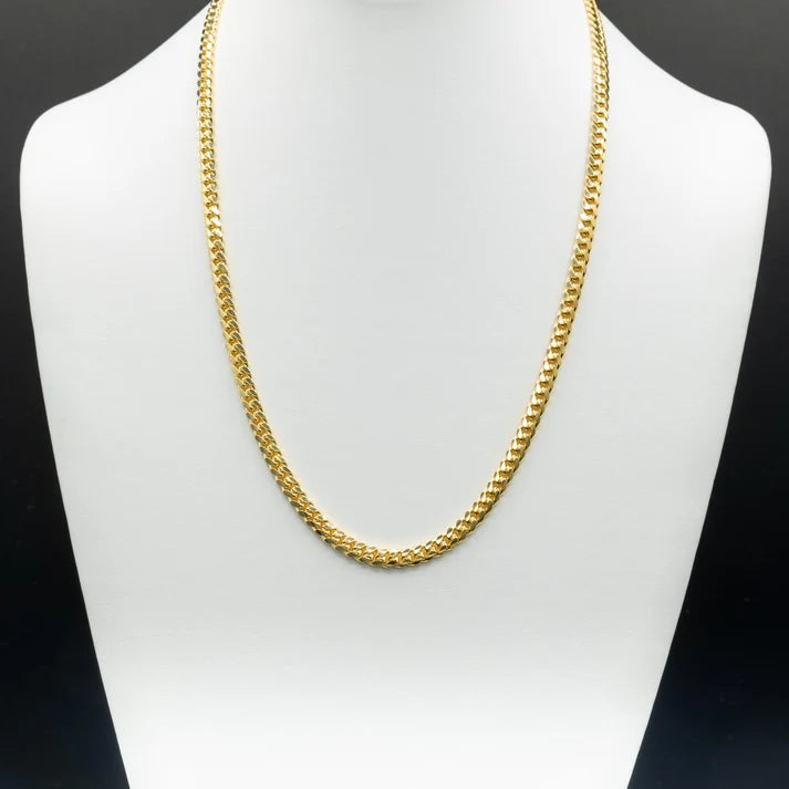5mm Miami Cuban Link Chain | 18K Gold-Plated Sterling Silver