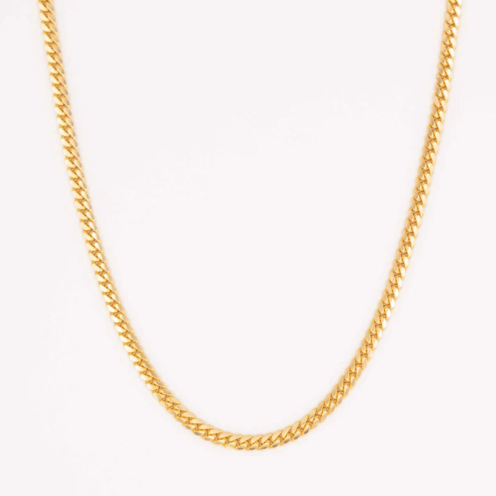 5mm Miami Cuban Link Chain | 18K Gold-Plated Sterling Silver