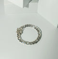 .999 Fine Silver Figaro Bracelet 10mm