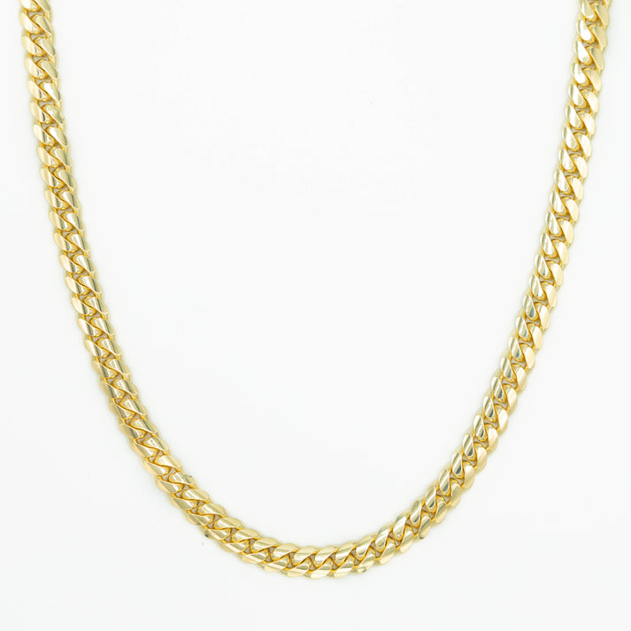 10mm Heavy Miami Cuban Link Chain | 18K Gold-Plated Sterling Silver
