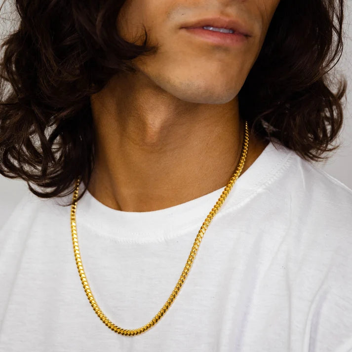 5mm Miami Cuban Link Chain | 18K Gold-Plated Sterling Silver