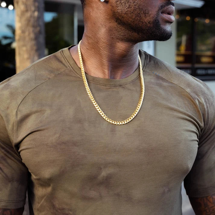 7mm Miami Cuban Chain | 18K Gold-Plated Sterling Silver