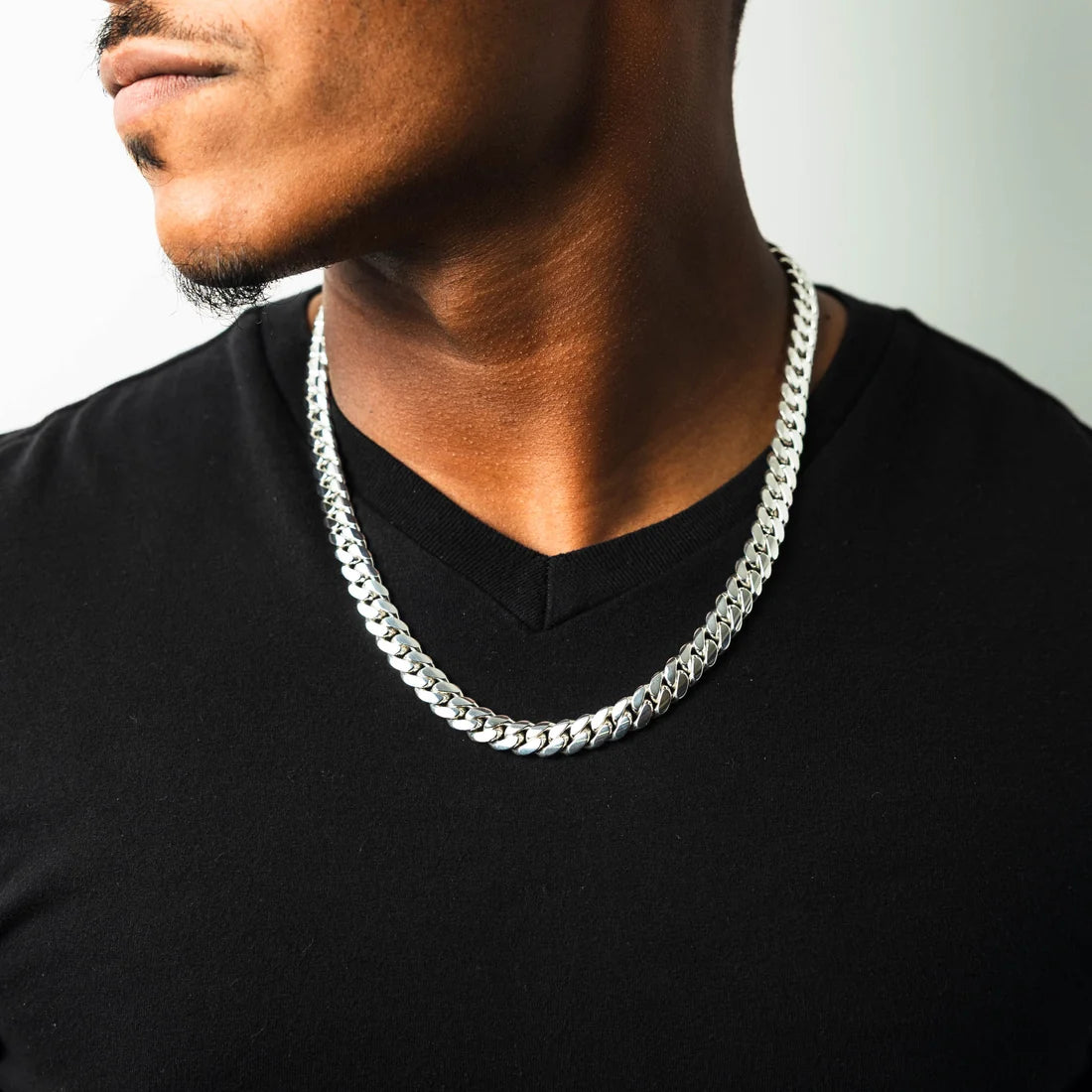 10mm Handmade Miami Cuban Link Chain | .999 Fine Silver