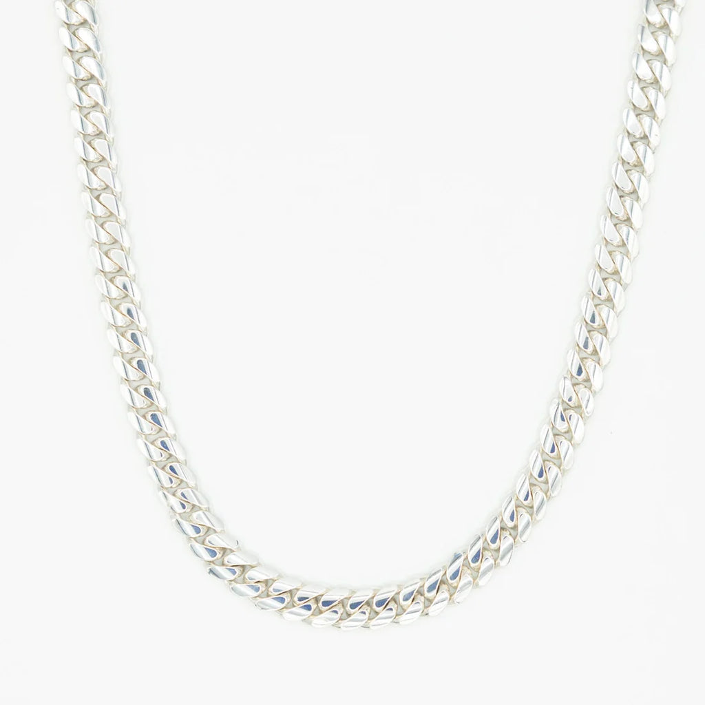 10mm Handmade Miami Cuban Link Chain | .999 Fine Silver