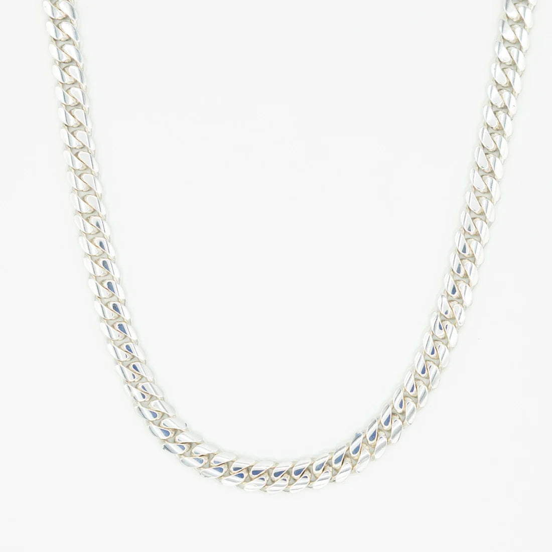 10mm Handmade Miami Cuban Link Chain | .999 Fine Silver